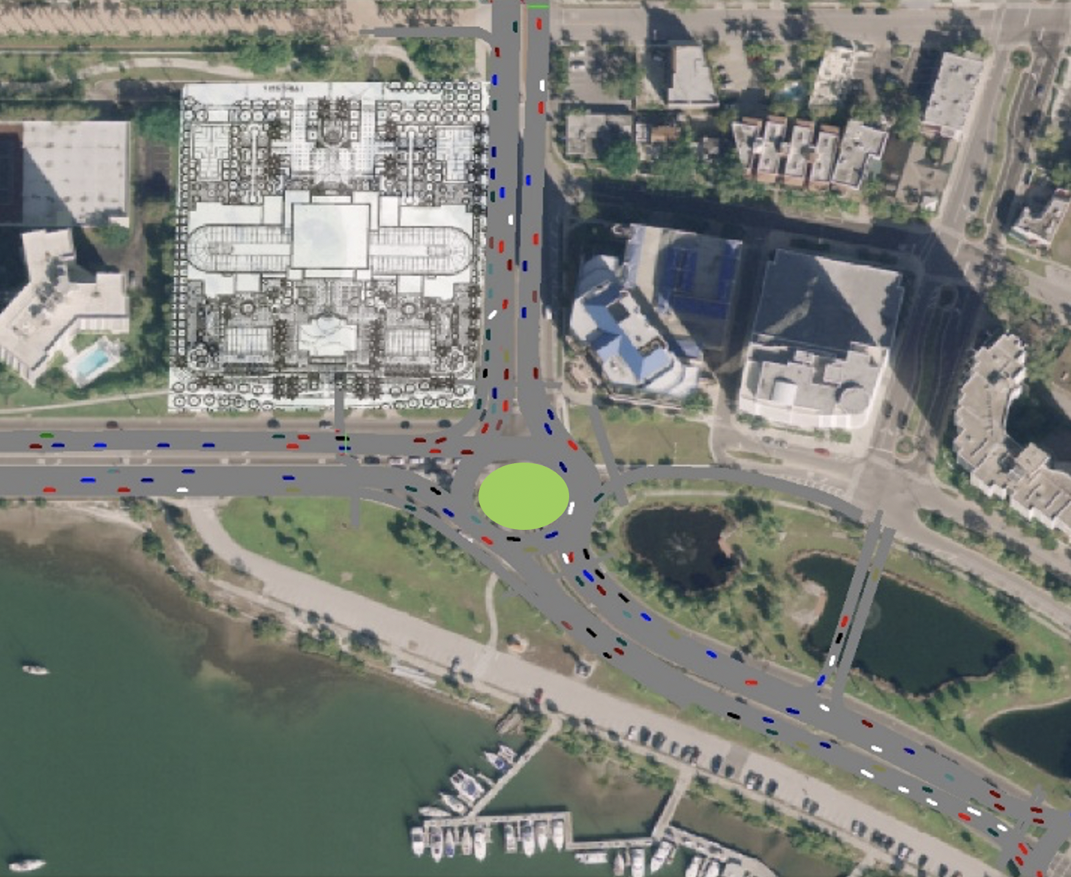 Roundabout Micro-Simulation Capacity Analysis